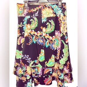 Gorgeous Midi Floral Patterned Skirt